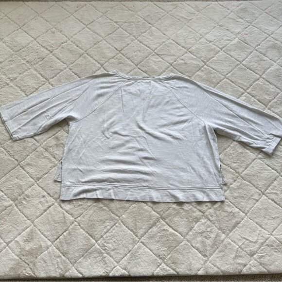 Victoria's Secret sport | Cream & Gray Boxy Pullover Sweater | Size Extra Small - Picture 7 of 10